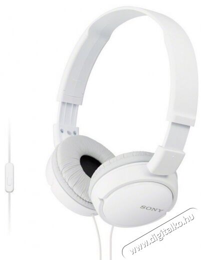 SONY MDR-ZX110APW mikrofonos fejhallgat&oacute; - feh&eacute;r Audio-Video / Hifi / Multim&eacute;dia - F&uuml;l &eacute;s Fejhallgat&oacute;k - Fejhallgat&oacute; mikrofonnal / headset - 297499