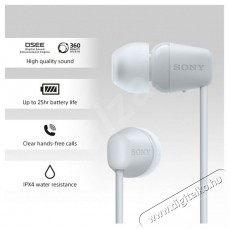 SONY WIC100W.CE7 vezet&eacute;k n&eacute;lk&uuml;li f&uuml;lhallgat&oacute; Audio-Video / Hifi / Multim&eacute;dia - F&uuml;l &eacute;s Fejhallgat&oacute;k - F&uuml;lhallgat&oacute; - 401175