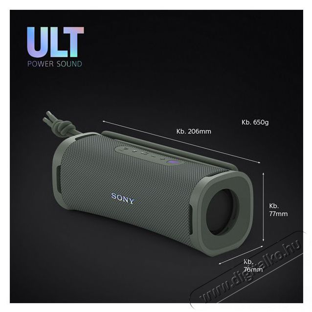 SONY SRSULT10H.CE7 ULT FIELD 1 hordozhat&oacute; vezet&eacute;k n&eacute;lk&uuml;li sz&uuml;rk&eacute;sz&ouml;ld Bluetooth hangsz&oacute;r&oacute; Audio-Video / Hifi / Multim&eacute;dia - Hordozhat&oacute;, vezet&eacute;k n&eacute;lk&uuml;li / bluetooth hangsug&aacute;rz&oacute; - Hordozhat&oacute;, vezet&eacute;k n&eacute;lk&uuml;li / bluetooth hangsug&aacute;rz&oacute; - 496595