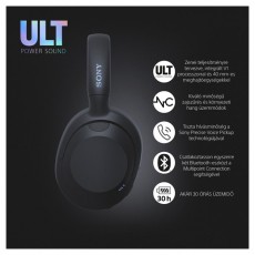 SONY WHULT900NB.CE7 ULT WEAR zajszűrős fekete Bluetooth fejhallgat&oacute; Audio-Video / Hifi / Multim&eacute;dia - F&uuml;l &eacute;s Fejhallgat&oacute;k - Fejhallgat&oacute; - 497349