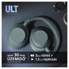 SONY WHULT900NB.CE7 ULT WEAR zajszűrős fekete Bluetooth fejhallgat&oacute; Audio-Video / Hifi / Multim&eacute;dia - F&uuml;l &eacute;s Fejhallgat&oacute;k - Fejhallgat&oacute; - 497349