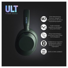 SONY WHULT900NH.CE7 ULT WEAR zajszűrős sz&uuml;rk&eacute;sz&ouml;ld Bluetooth fejhallgat&oacute; Audio-Video / Hifi / Multim&eacute;dia - F&uuml;l &eacute;s Fejhallgat&oacute;k - Fejhallgat&oacute; - 497350