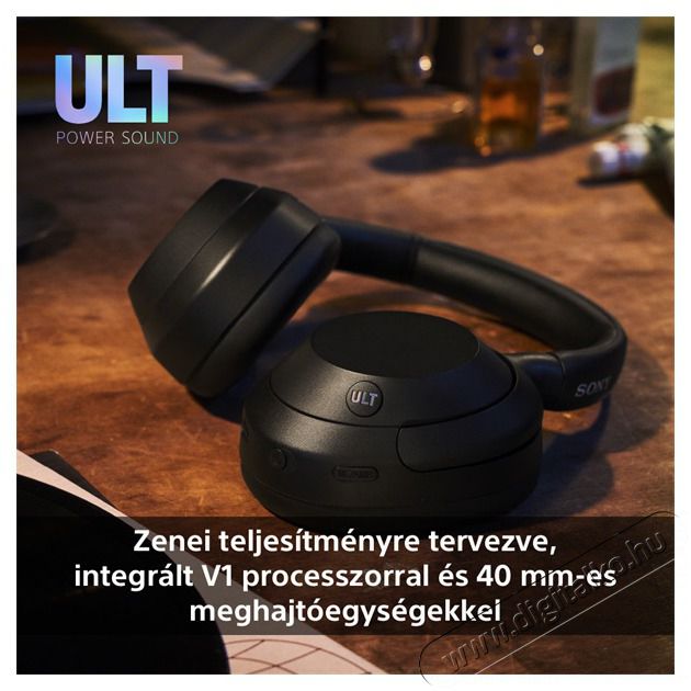 SONY WHULT900NH.CE7 ULT WEAR zajszűrős sz&uuml;rk&eacute;sz&ouml;ld Bluetooth fejhallgat&oacute; Audio-Video / Hifi / Multim&eacute;dia - F&uuml;l &eacute;s Fejhallgat&oacute;k - Fejhallgat&oacute; - 497350