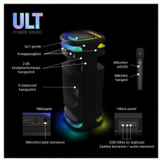 SONY SRSULT1000.CEL ULT TOWER 10 Ultimate Bluetooth party hangsz&oacute;r&oacute; vezet&eacute;k n&eacute;lk&uuml;li mikrofonnal Audio-Video / Hifi / Multim&eacute;dia - Party / DJ term&eacute;k - Party term&eacute;k - 500138