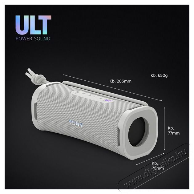 SONY SRSULT10W.CE7 ULT FIELD 1 hordozhat&oacute; vezet&eacute;k n&eacute;lk&uuml;li feh&eacute;r Bluetooth hangsz&oacute;r&oacute; Audio-Video / Hifi / Multim&eacute;dia - Hordozhat&oacute;, vezet&eacute;k n&eacute;lk&uuml;li / bluetooth hangsug&aacute;rz&oacute; - Hordozhat&oacute;, vezet&eacute;k n&eacute;lk&uuml;li / bluetooth hangsug&aacute;rz&oacute; - 500139