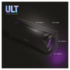 SONY SRSULT70B.EU8 ULT FIELD 7 hordozhat&oacute; vezet&eacute;k n&eacute;lk&uuml;li Bluetooth hangsz&oacute;r&oacute; Audio-Video / Hifi / Multim&eacute;dia - Hordozhat&oacute;, vezet&eacute;k n&eacute;lk&uuml;li / bluetooth hangsug&aacute;rz&oacute; - Hordozhat&oacute;, vezet&eacute;k n&eacute;lk&uuml;li / bluetooth hangsug&aacute;rz&oacute; - 500137