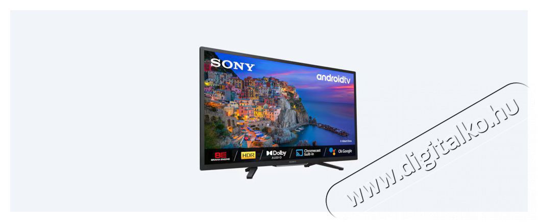 SONY KD32W800P1AEP HD Ready Android Smart LCD TV Telev&iacute;zi&oacute;k - LED telev&iacute;zi&oacute; - 720p HD Ready felbont&aacute;s&uacute; - 476692