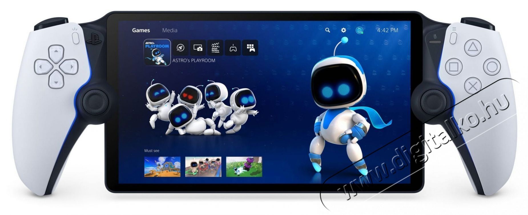 SONY PlayStation Portal Remote Player T&aacute;voli lej&aacute;tsz&oacute; Iroda &eacute;s sz&aacute;m&iacute;t&aacute;stechnika - J&aacute;t&eacute;k konzol - Kieg&eacute;sz&iacute;tő - 500949