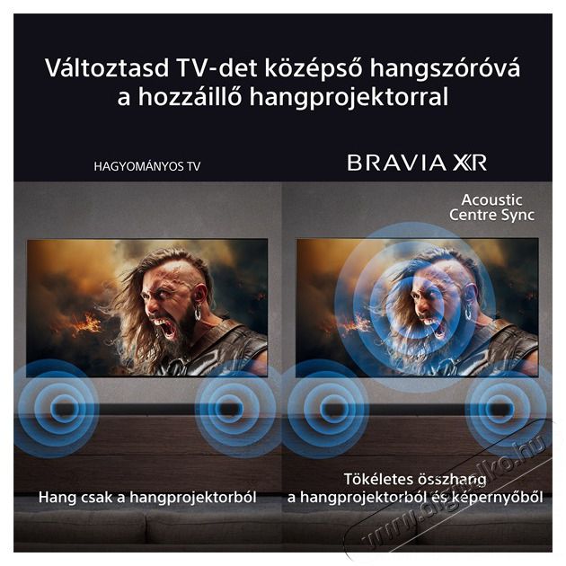 SONY 55 K55XR80PAEP 4K UHD Smart OLED TV Telev&iacute;zi&oacute;k - LED telev&iacute;zi&oacute; - UHD 4K felbont&aacute;s&uacute; - 501528