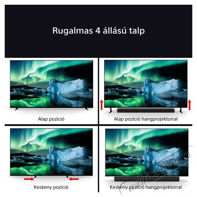 SONY 55 K55XR80PAEP 4K UHD Smart OLED TV Telev&iacute;zi&oacute;k - LED telev&iacute;zi&oacute; - UHD 4K felbont&aacute;s&uacute; - 501528