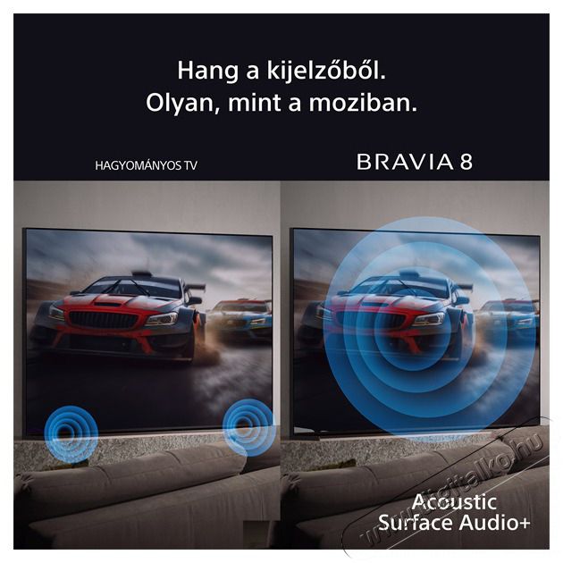 SONY 55 K55XR80PAEP 4K UHD Smart OLED TV Telev&iacute;zi&oacute;k - LED telev&iacute;zi&oacute; - UHD 4K felbont&aacute;s&uacute; - 501528