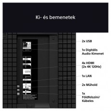 SONY 55 K55XR80PAEP 4K UHD Smart OLED TV Telev&iacute;zi&oacute;k - LED telev&iacute;zi&oacute; - UHD 4K felbont&aacute;s&uacute; - 501528