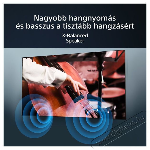 SONY 55 KD55X80LAEP 4K UHD Smart LED TV Telev&iacute;zi&oacute;k - LED telev&iacute;zi&oacute; - UHD 4K felbont&aacute;s&uacute; - 501529