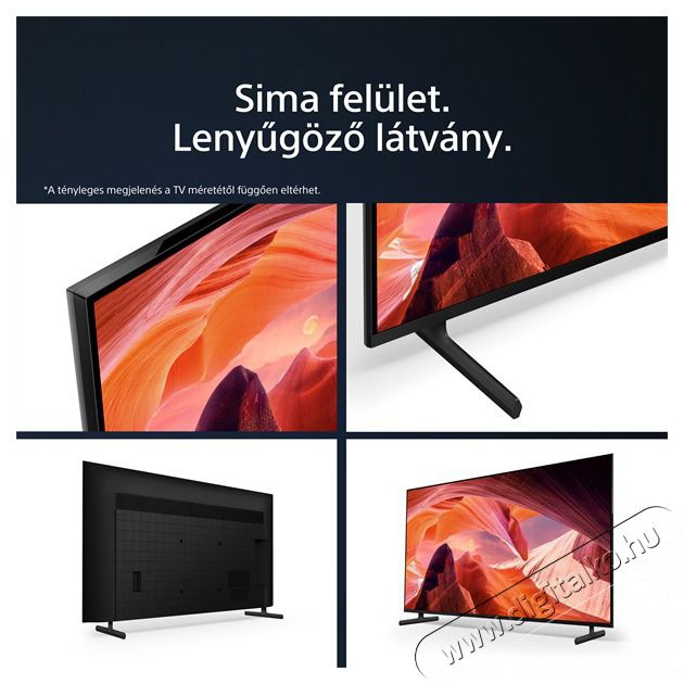 SONY 55 KD55X80LAEP 4K UHD Smart LED TV Telev&iacute;zi&oacute;k - LED telev&iacute;zi&oacute; - UHD 4K felbont&aacute;s&uacute; - 501529