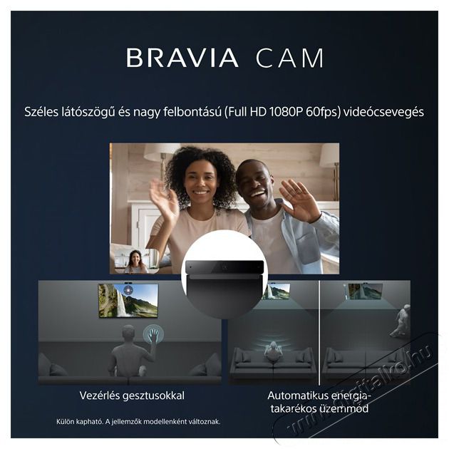 SONY 55 KD55X80LAEP 4K UHD Smart LED TV Telev&iacute;zi&oacute;k - LED telev&iacute;zi&oacute; - UHD 4K felbont&aacute;s&uacute; - 501529