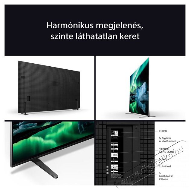 SONY 77 K77XR80PAEP 4K UHD Smart OLED TV Telev&iacute;zi&oacute;k - OLED telev&iacute;zi&oacute; - UHD 4K felbont&aacute;s&uacute; - 501530