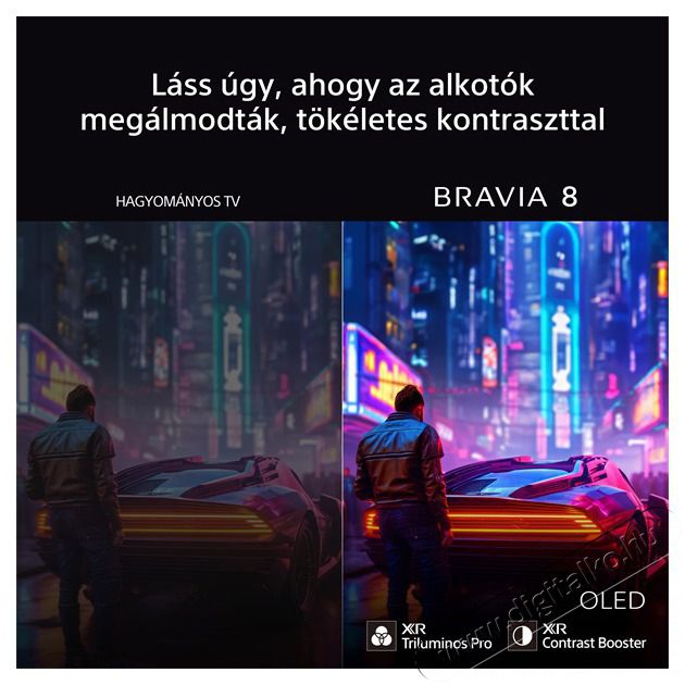 SONY 77 K77XR80PAEP 4K UHD Smart OLED TV Telev&iacute;zi&oacute;k - OLED telev&iacute;zi&oacute; - UHD 4K felbont&aacute;s&uacute; - 501530