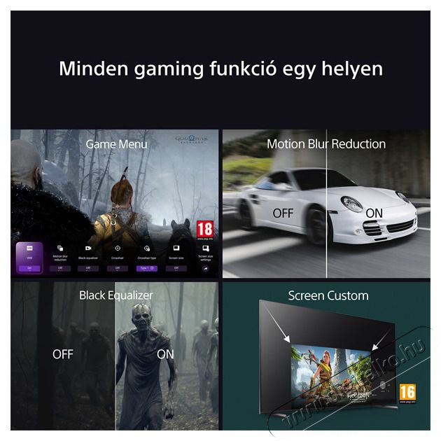 SONY 77 K77XR80PAEP 4K UHD Smart OLED TV Telev&iacute;zi&oacute;k - OLED telev&iacute;zi&oacute; - UHD 4K felbont&aacute;s&uacute; - 501530
