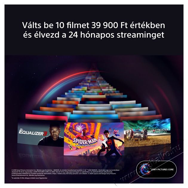 SONY 77 K77XR80PAEP 4K UHD Smart OLED TV Telev&iacute;zi&oacute;k - OLED telev&iacute;zi&oacute; - UHD 4K felbont&aacute;s&uacute; - 501530