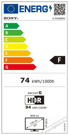 SONY 55 Bravia 8 II (K55XR8M25BP.CEI) Telev&iacute;zi&oacute;k - LED telev&iacute;zi&oacute; - UHD 4K felbont&aacute;s&uacute; - 506072