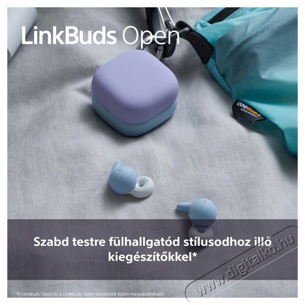 SONY HACL910SV.WW Linkbuds Open f&uuml;lhallgat&oacute;hoz lila illeszked&eacute;st seg&iacute;tő l&eacute;gp&aacute;rn&aacute;s tart&oacute;r&eacute;sz Audio-Video / Hifi / Multim&eacute;dia - F&uuml;l &eacute;s Fejhallgat&oacute;k - F&uuml;lhallgat&oacute; kieg&eacute;sz&iacute;tő - 507477