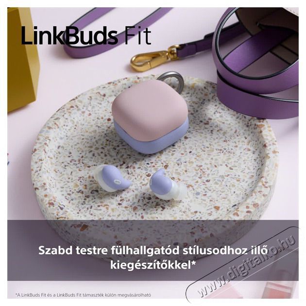 SONY HACLS910NSP.WW Linkbuds Fit f&uuml;lhallgat&oacute;hoz r&oacute;zsasz&iacute;n illeszked&eacute;st seg&iacute;tő l&eacute;gp&aacute;rn&aacute;s tart&oacute;r&eacute;sz Audio-Video / Hifi / Multim&eacute;dia - F&uuml;l &eacute;s Fejhallgat&oacute;k - F&uuml;lhallgat&oacute; kieg&eacute;sz&iacute;tő - 507474