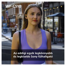 SONY WFC510W.CE7 True Wireless Bluetooth feh&eacute;r f&uuml;lhallgat&oacute; Audio-Video / Hifi / Multim&eacute;dia - Hordozhat&oacute;, vezet&eacute;k n&eacute;lk&uuml;li / bluetooth hangsug&aacute;rz&oacute; - Hordozhat&oacute;, vezet&eacute;k n&eacute;lk&uuml;li / bluetooth hangsug&aacute;rz&oacute; - 507126