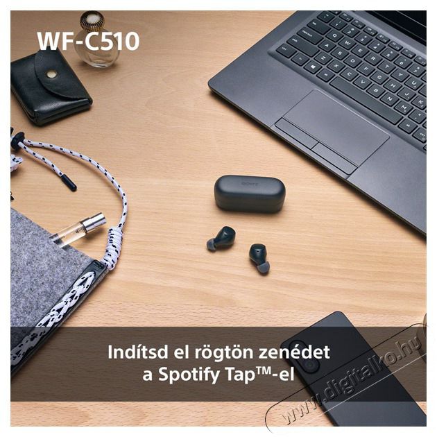 SONY WFC510W.CE7 True Wireless Bluetooth feh&eacute;r f&uuml;lhallgat&oacute; Audio-Video / Hifi / Multim&eacute;dia - Hordozhat&oacute;, vezet&eacute;k n&eacute;lk&uuml;li / bluetooth hangsug&aacute;rz&oacute; - Hordozhat&oacute;, vezet&eacute;k n&eacute;lk&uuml;li / bluetooth hangsug&aacute;rz&oacute; - 507126