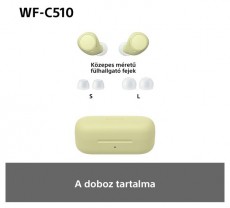 SONY WFC510Y.CE7 True Wireless Bluetooth s&aacute;rga f&uuml;lhallgat&oacute; Audio-Video / Hifi / Multim&eacute;dia - Hordozhat&oacute;, vezet&eacute;k n&eacute;lk&uuml;li / bluetooth hangsug&aacute;rz&oacute; - Hordozhat&oacute;, vezet&eacute;k n&eacute;lk&uuml;li / bluetooth hangsug&aacute;rz&oacute; - 507127