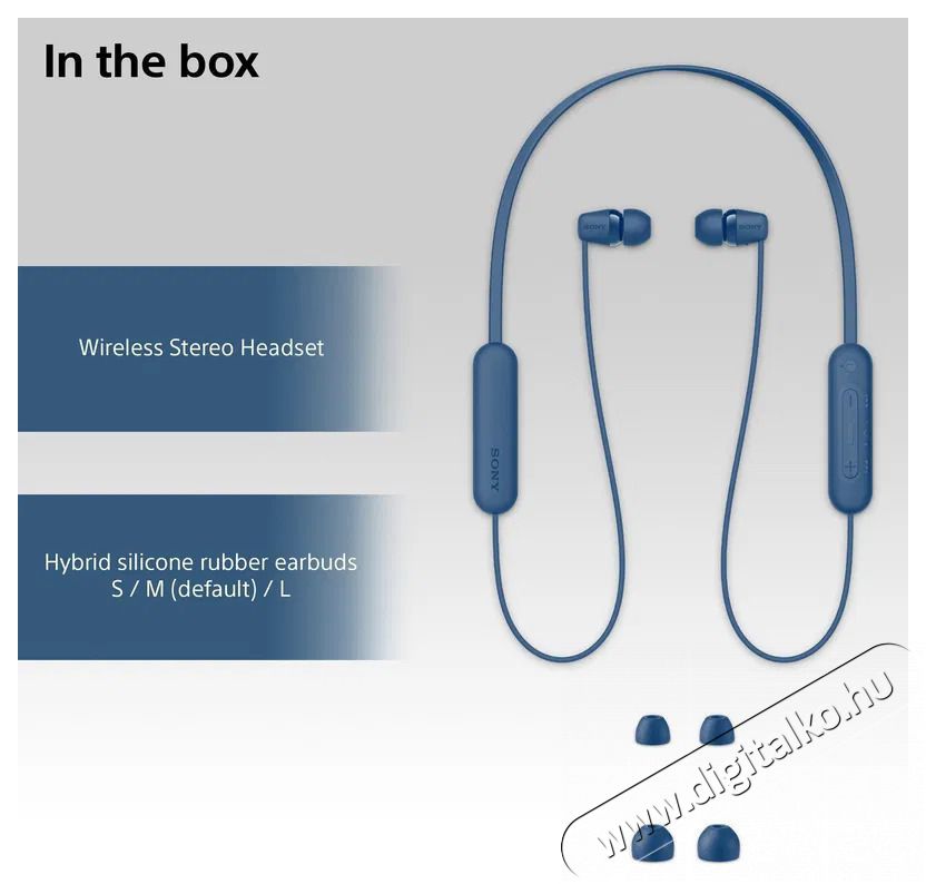 SONY WI-C100, k&eacute;k Audio-Video / Hifi / Multim&eacute;dia - F&uuml;l &eacute;s Fejhallgat&oacute;k - F&uuml;lhallgat&oacute; - 510255