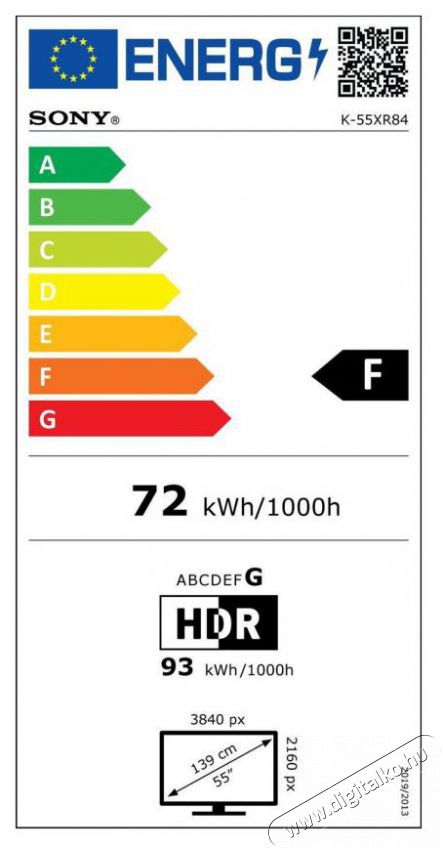 SONY Bravia 8 (K55XR80PAEP) Telev&iacute;zi&oacute;k - LED telev&iacute;zi&oacute; - UHD 4K felbont&aacute;s&uacute; - 512393