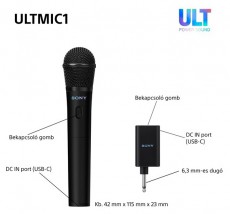 SONY UOULTMIC1.CE7 vezet&eacute;k n&eacute;lk&uuml;li mikrofon Fot&oacute;-Vide&oacute; kieg&eacute;sz&iacute;tők - Mikrofon - &Eacute;nek &eacute;s hangszer mikrofon - 516243