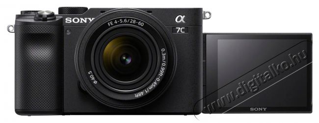 SONY Alpha A7C fekete v&aacute;z F&eacute;nyk&eacute;pezőg&eacute;p / kamera - Kompakt f&eacute;nyk&eacute;pezőg&eacute;p - F&eacute;lprofi tud&aacute;s&uacute; kompakt - 520062