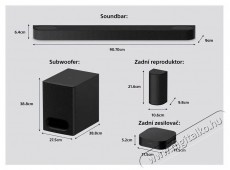 SONY Bravia Theatre System 6 HTS60.CEL, H&aacute;zimozirendszer 1000 W Audio-Video / Hifi / Multim&eacute;dia - Hangprojektor / soundbar - M&eacute;lyl&aacute;d&aacute;val - 520731