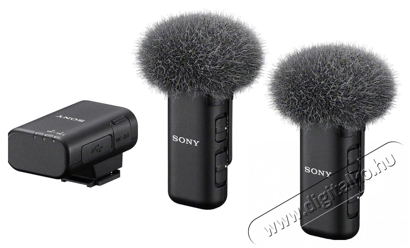 SONY ECM-W3 Fot&oacute;-Vide&oacute; kieg&eacute;sz&iacute;tők - Mikrofon - Cs&iacute;ptetős, fej &eacute;s kitűző mikrofon - 526132