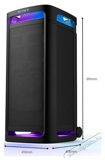 SONY ULT Tower 9, fekete (SRSULT900AC.CEL) Party hangfal Audio-Video / Hifi / Multim&eacute;dia - Hangfal - Hangfalszett - &Aacute;ll&oacute; / front hangfal - 520736