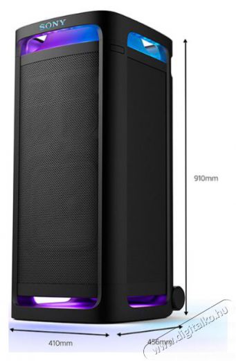 SONY ULT Tower 9, fekete (SRSULT900AC.CEL) Party hangfal Audio-Video / Hifi / Multim&eacute;dia - Hangfal - Hangfalszett - &Aacute;ll&oacute; / front hangfal - 520736