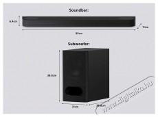 SONY Bravia Theatre Bar 6 Audio-Video / Hifi / Multim&eacute;dia - Hangprojektor / soundbar - M&eacute;lyl&aacute;d&aacute;val - 520733