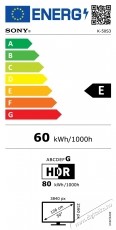 SONY BRAVIA 3 50S39 LED telev&iacute;zi&oacute;, 126 cm, Smart Google TV, 4K Ultra HD, E energiaoszt&aacute;ly (2025-&ouml;s modell) Telev&iacute;zi&oacute;k - LED telev&iacute;zi&oacute; - UHD 4K felbont&aacute;s&uacute; - 535738