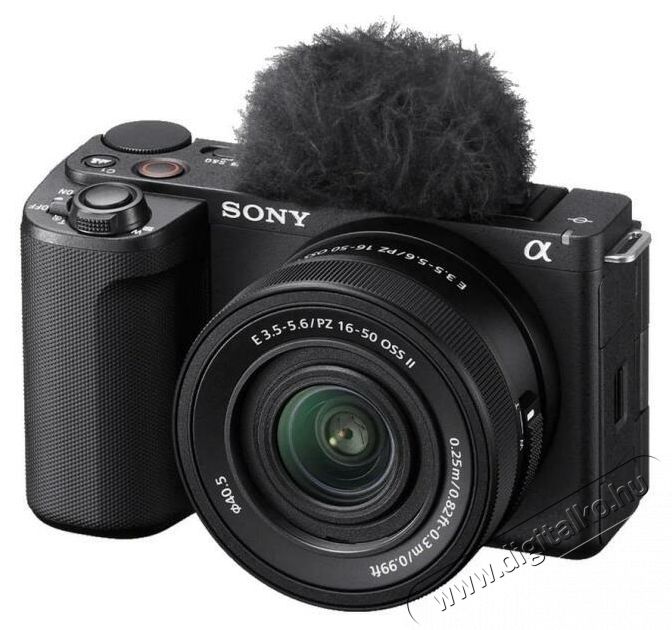 SONY Alpha ZV-E10 II + E PZ 16&ndash;50 mm f/3,5&ndash;5,6 OSS F&eacute;nyk&eacute;pezőg&eacute;p / kamera - MILC cser&eacute;lhető objekt&iacute;ves kompakt f&eacute;nyk&eacute;pezőg&eacute;p - 538006