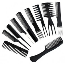 Soulima 10 db-os fésű szett Szépségápolás / Egészség - Hajápolás - Fésű / hajkefe - 502470