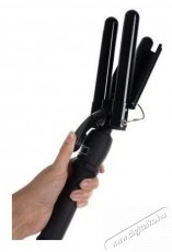 Soulima 19389 Tripla hajs&uuml;tővas, ker&aacute;mia, 70-130 W, fekete Sz&eacute;ps&eacute;g&aacute;pol&aacute;s / Eg&eacute;szs&eacute;g - Haj&aacute;pol&aacute;s - Hajs&uuml;tővas / g&ouml;nd&ouml;r&iacute;tő - 510703