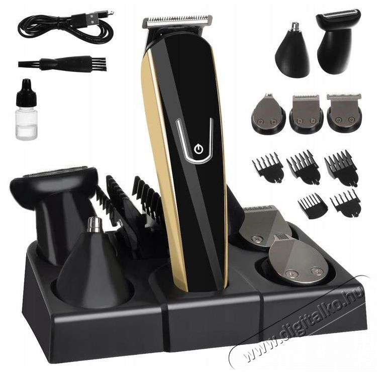 Soulima 23574 Vezet&eacute;k n&eacute;lk&uuml;li haj- &eacute;s szak&aacute;llv&aacute;g&oacute;, fekete-arany Sz&eacute;ps&eacute;g&aacute;pol&aacute;s / Eg&eacute;szs&eacute;g - Haj&aacute;pol&aacute;s - Haj / szak&aacute;ll v&aacute;g&oacute;, ny&iacute;r&oacute; - 510702