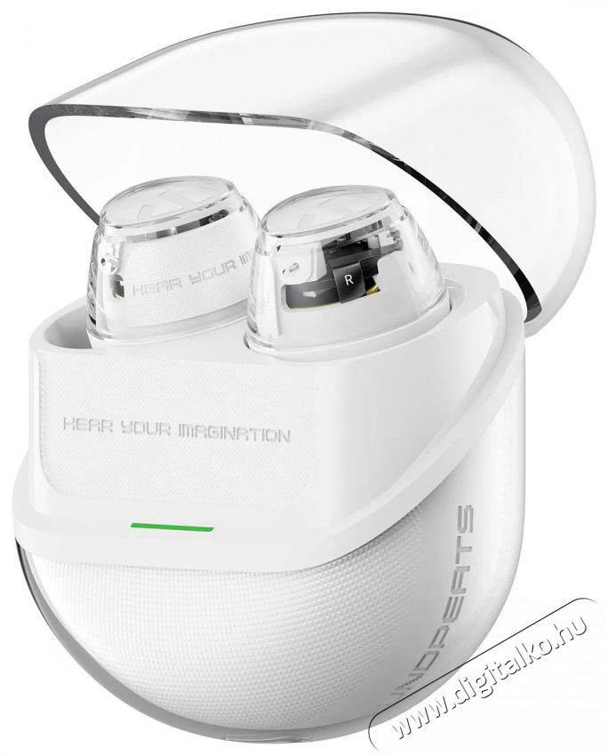 Soundpeats Clear Dot White Audio-Video / Hifi / Multim&eacute;dia - F&uuml;l &eacute;s Fejhallgat&oacute;k - F&uuml;lhallgat&oacute; - 510280