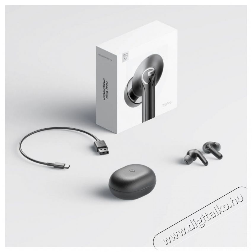 Soundpeats T3 PRO Audio-Video / Hifi / Multim&eacute;dia - F&uuml;l &eacute;s Fejhallgat&oacute;k - F&uuml;lhallgat&oacute; mikrofonnal / headset - 519196