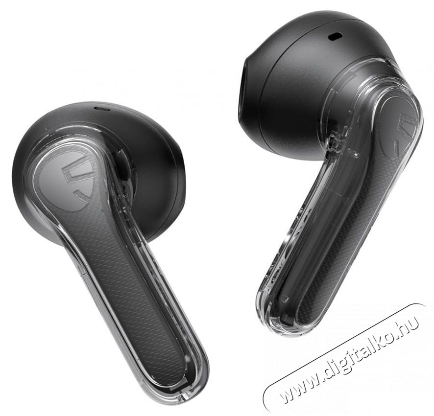 Soundpeats Clear pods Black Audio-Video / Hifi / Multim&eacute;dia - F&uuml;l &eacute;s Fejhallgat&oacute;k - F&uuml;lhallgat&oacute; mikrofonnal / headset - 519193