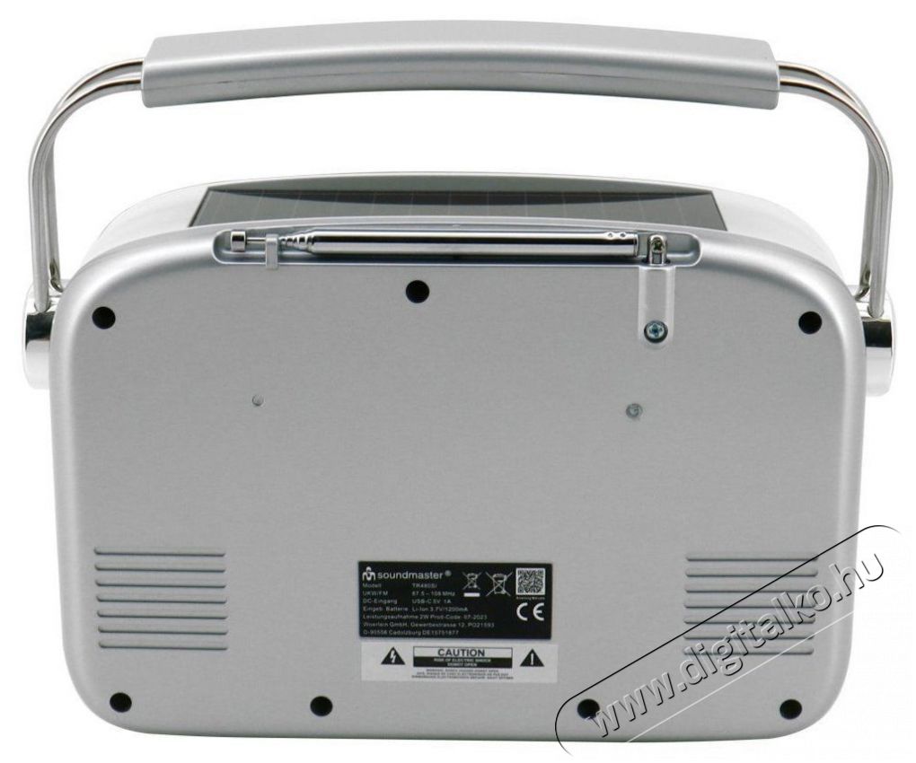 Soundmaster TR480SI Audio-Video / Hifi / Multim&eacute;dia - Hordozhat&oacute; CD / DVD / Multim&eacute;dia k&eacute;sz&uuml;l&eacute;k - Hordozhat&oacute; CD / Multim&eacute;dia r&aacute;di&oacute;magn&oacute; / Boombox - 526146