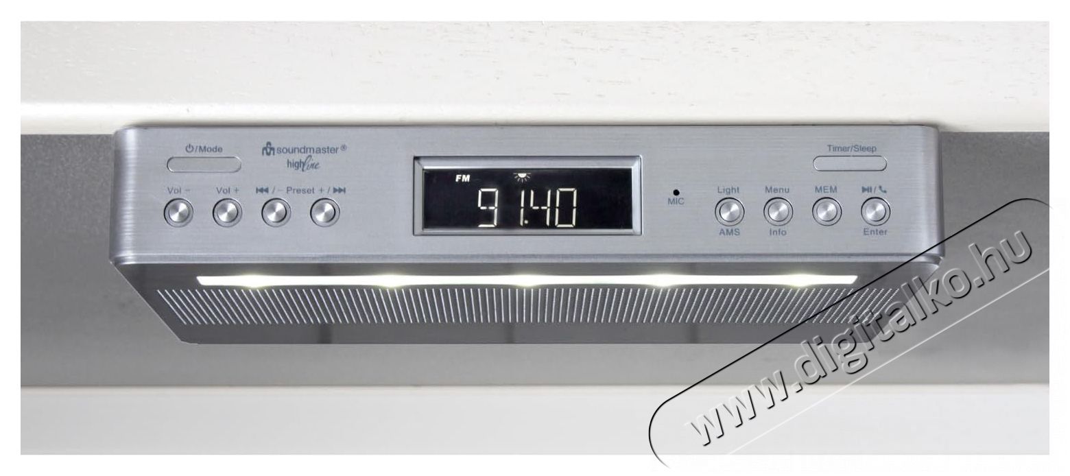 Soundmaster UR2045SI Audio-Video / Hifi / Multim&eacute;dia - R&aacute;di&oacute; / &oacute;r&aacute;s r&aacute;di&oacute; - Hordozhat&oacute;, zseb-, t&aacute;ska r&aacute;di&oacute; - 526140