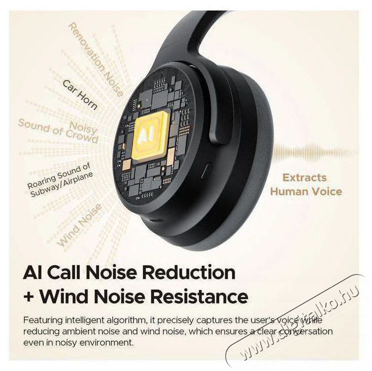 Soundpeats Space Pro Black Audio-Video / Hifi / Multim&eacute;dia - F&uuml;l &eacute;s Fejhallgat&oacute;k - F&uuml;lhallgat&oacute; mikrofonnal / headset - 519195