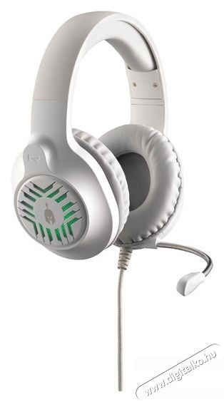 SPARTAN GEAR - Medusa Wired feh&eacute;r-sz&uuml;rke headset Audio-Video / Hifi / Multim&eacute;dia - F&uuml;l &eacute;s Fejhallgat&oacute;k - Fejhallgat&oacute; mikrofonnal / headset - 440070